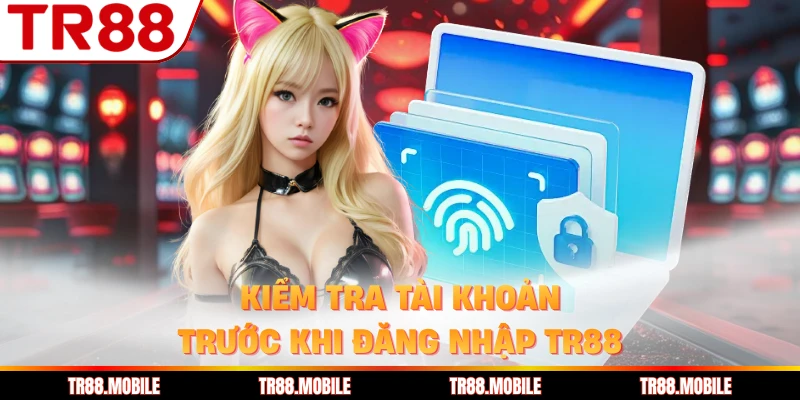 Kiểm tra tài khoản trước khi đăng nhập TR88