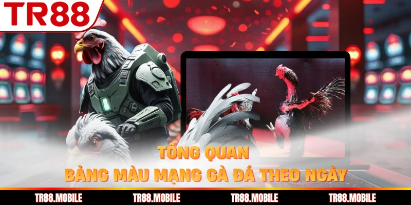 Tổng quan bảng màu mạng gà đá theo ngày